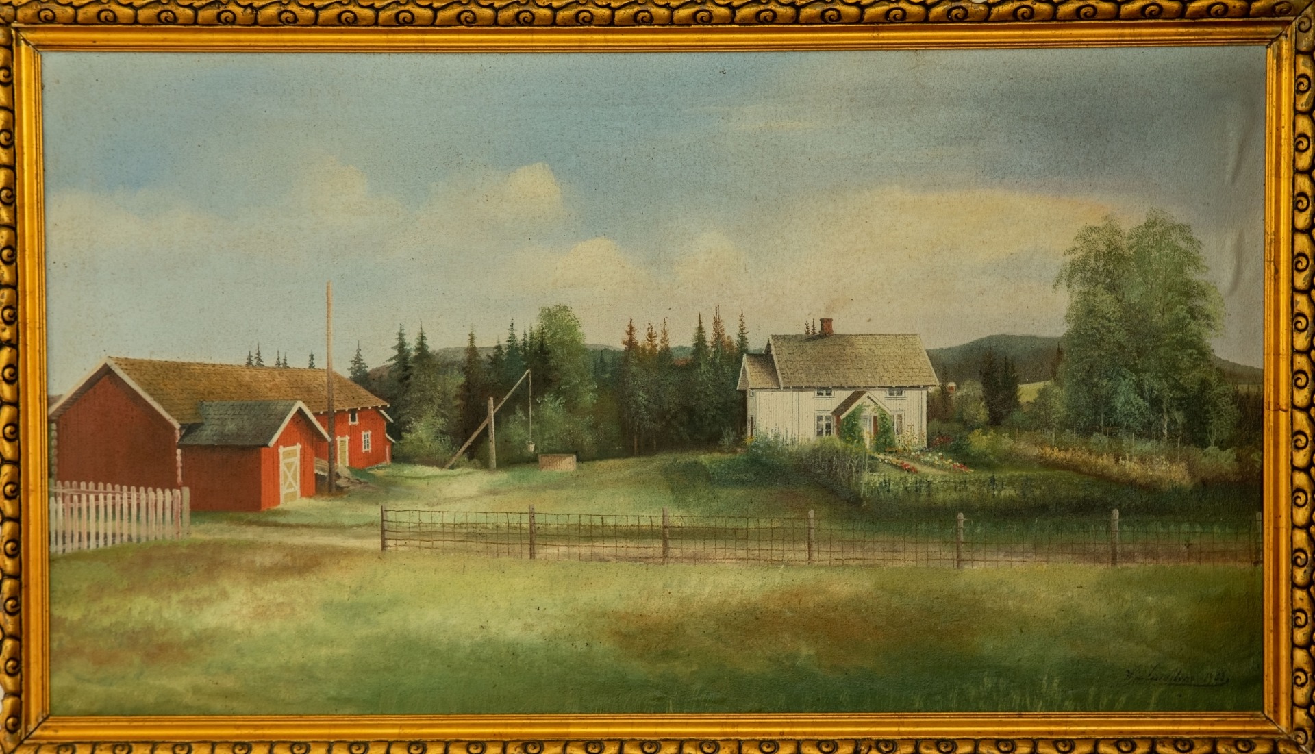 Sararud. Min oldemor Hanna fortalte sin svigerdatter min farmor at det var godt å komme til Sararud og slippe unna alt stresset med skogspekulasjon med etterfølgende auksjoner når de måtte selge gård(Østby og Ingelsrud) og innbo i krisetider. (kilde tante Astrid 95). Ole min farfar og hans bror August overtok skjøtet på gården i 1903(?)