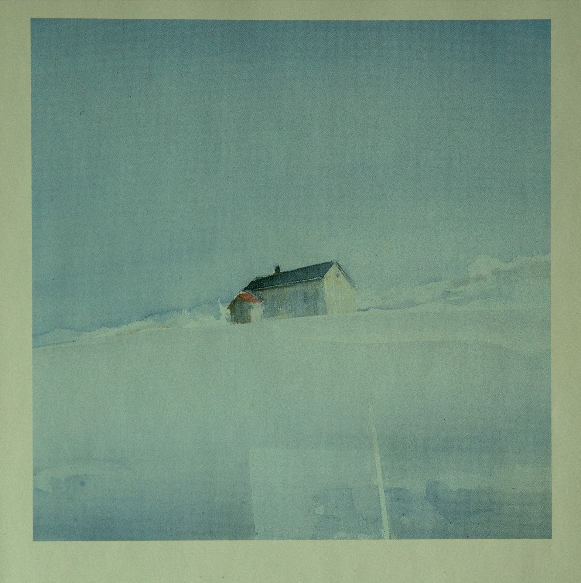 Bilde fra boken SNØ av Lars Lerin